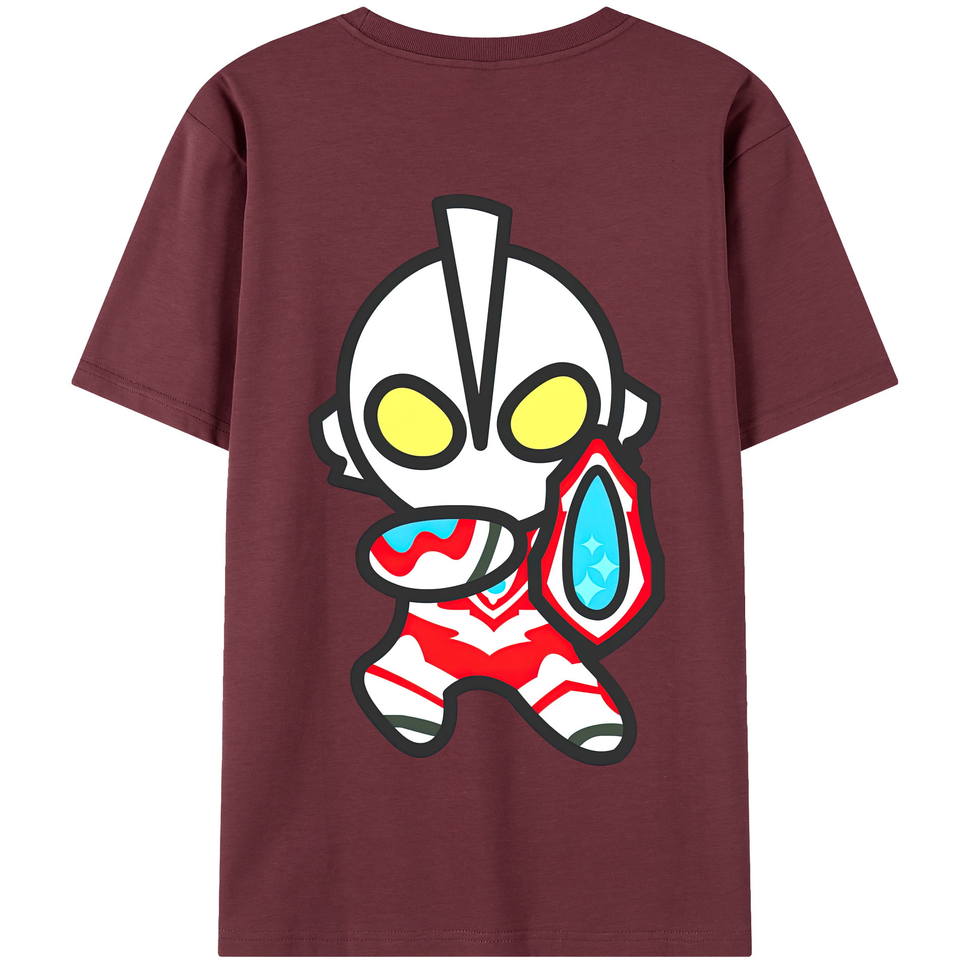 （画像用） ウルトラマン Ultraman 綿100％半袖Tシャツ（背面プリント）